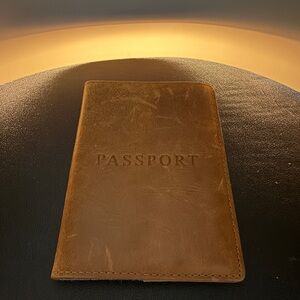 J Crew Leather Passport Holder